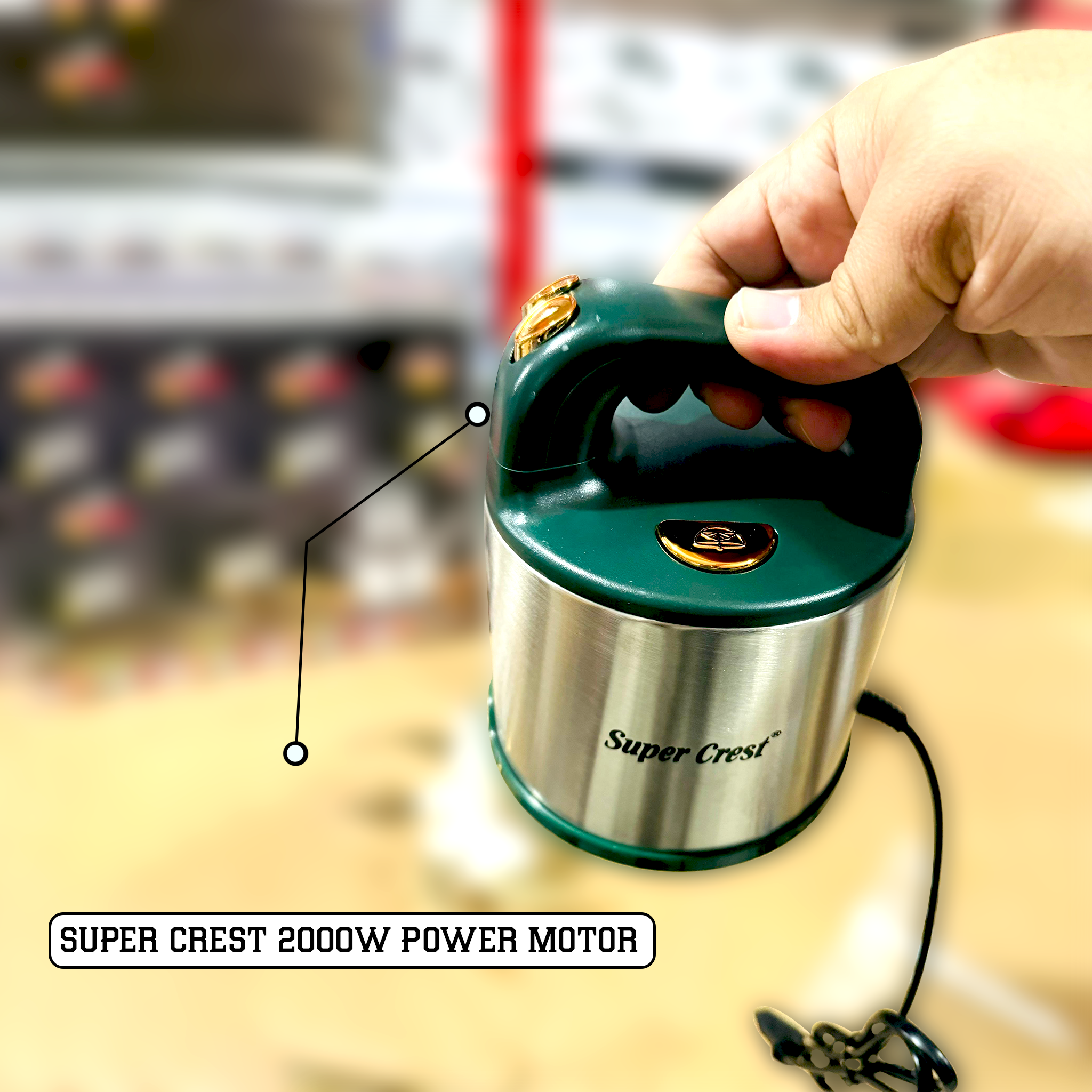 Super Crest 5L Food Chopper with Extra Blade  SCT-2014
